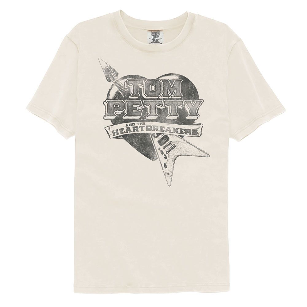 Tom Petty Comfort Colors T-Shirt - Guitar Heart