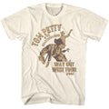 Natural Tom Petty t-shirt featuring a Wow Tour design
