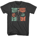 Smoke Gray Tom Petty t-shirt featuring a Wide Open Tour 1991 design