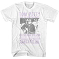 White Tom Petty t-shirt featuring an Into the Great Wide Open design