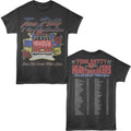 Smoke Gray Tom Petty t-shirt featuring a Great Wide Open Tour F&B design