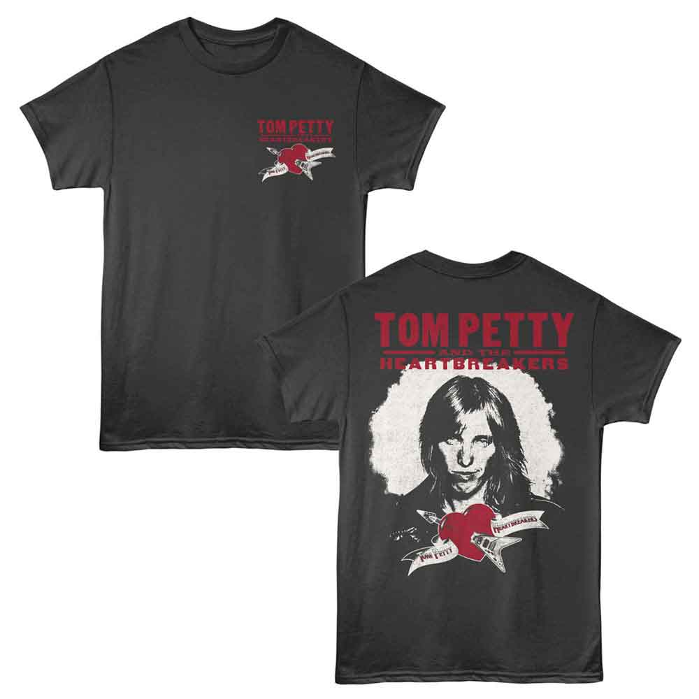 Smoke Gray Tom Petty t-shirt featuring a Tom Petty Smirk F&B design