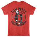 Red Heather Tom Petty t-shirt featuring a Damn the Torpedoes design