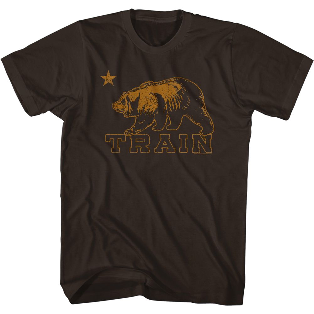 Dark Chocolate Train t-shirt featuring a Bear design