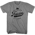 Graphite Heather Train t-shirt featuring a Crown design