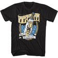 Black Train t-shirt featuring a Message in a Bottle design