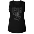 Train Ladies Muscle Tank - Raven