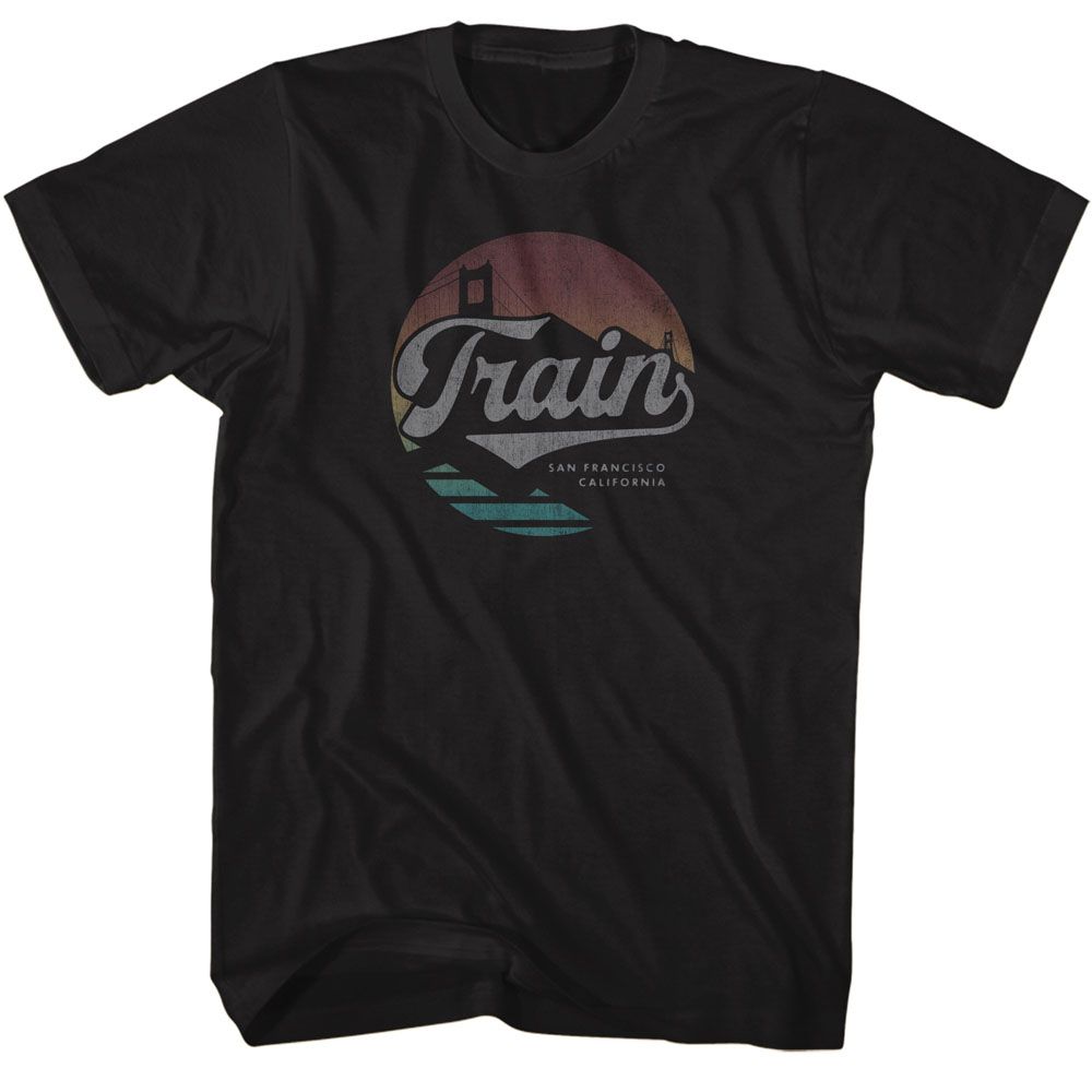 Black Train t-shirt featuring a San Francisco Cali design