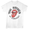 White Rolling Stones t-shirt featuring a Rolling Stones In Concert design