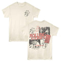 Natural Rolling Stones t-shirt featuring a Rolling Stones collage design