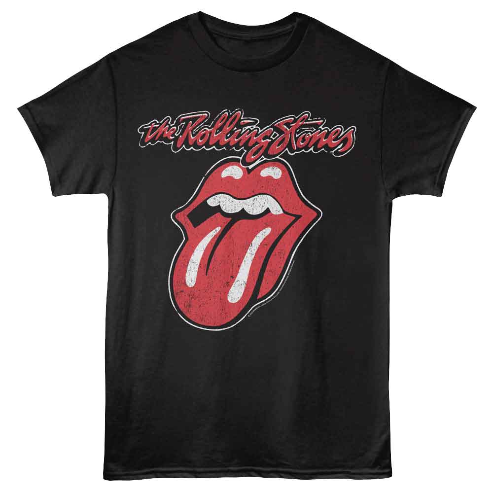 Black Rolling Stones t-shirt featuring a Classic Logo design