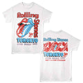 White Rolling Stones t-shirt featuring a Toronto Tour design