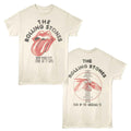 Natural Rolling Stones t-shirt featuring a NYC 1975 design