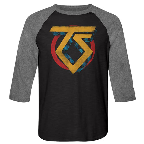Twisted Sister 3/4 Raglan - Vintage Logo