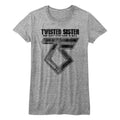 Twisted Sister Ladies T-Shirt - Can't Stop Rock 'n' Roll
