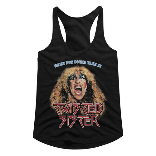 Twisted Sister Ladies Racerback - Not Gonna Take It