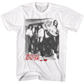 White Twisted Sister t-shirt featuring a Lipstick Logo design