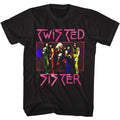 Black Twisted Sister t-shirt featuring a Fence Photo design