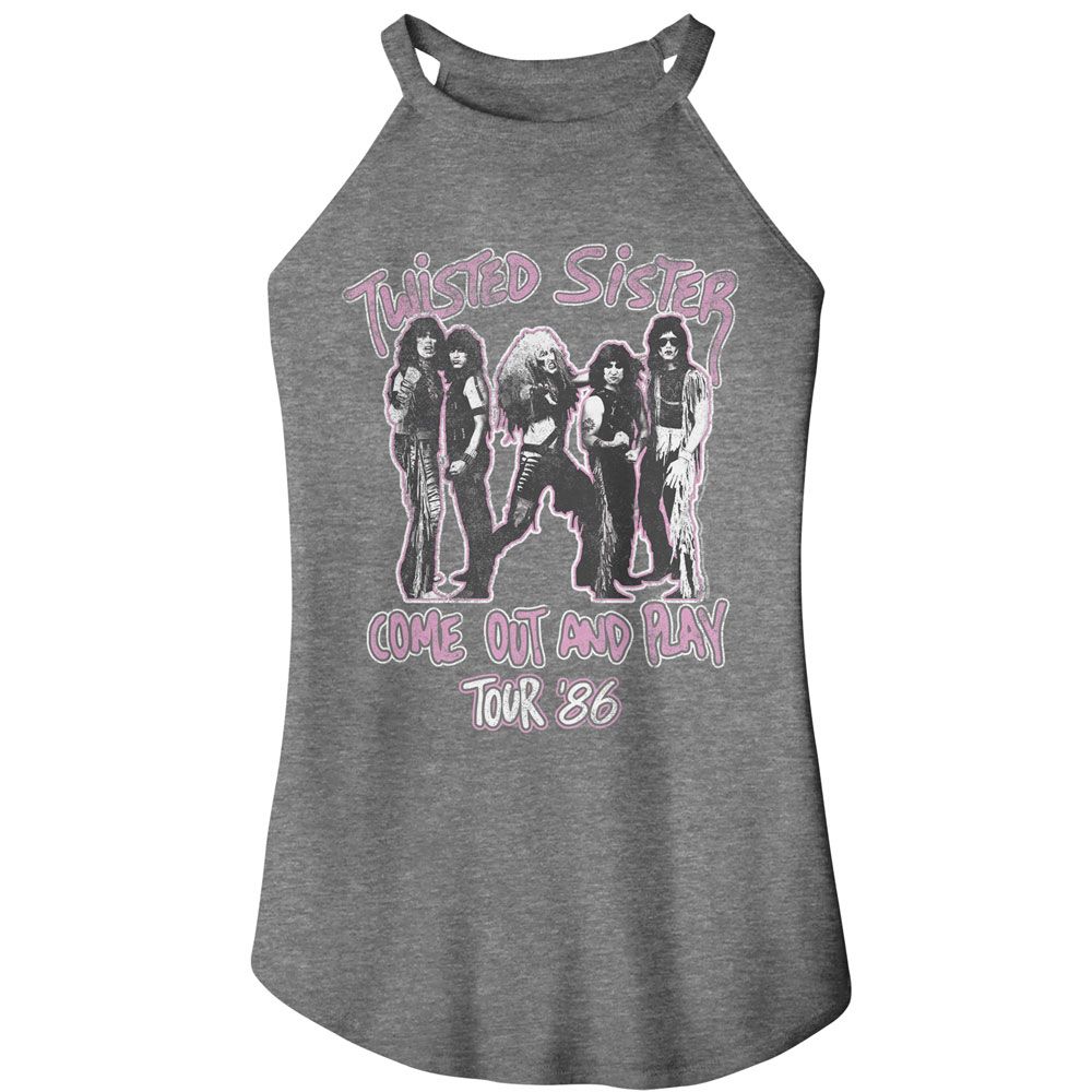 Twisted Sister Ladies Rocker Tank - Come Out and Play