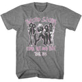Graphite Heather Twisted Sister t-shirt featuring a Come Out and Play design