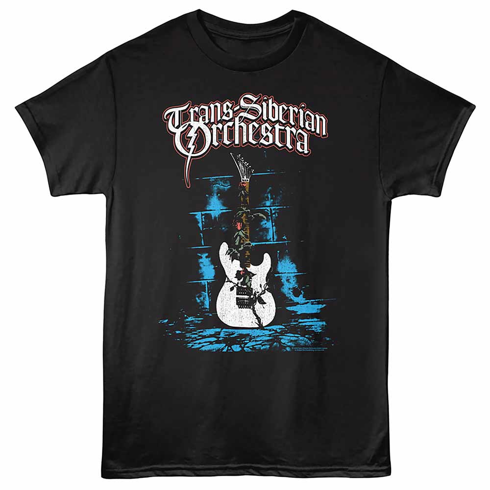 High Contrast Guitar Trans-Siberian Orchestra t-shirt in black