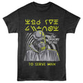 Black Heather The Twilight Zone t-shirt featuring a To Serve Man design