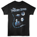 Black The Twilight Zone t-shirt featuring a You Just Crossed Over design