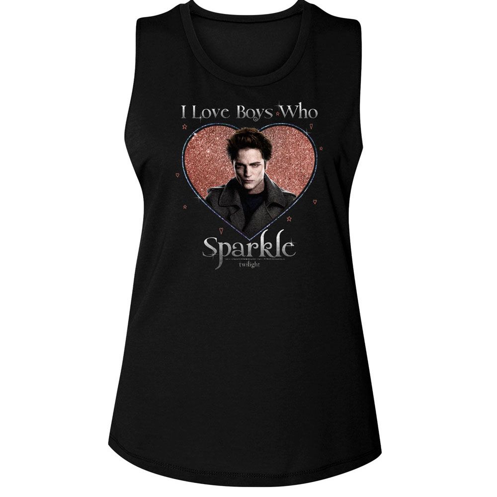 Twilight Ladies Muscle Tank - Love the Sparkle