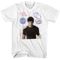 White Twilight t-shirt featuring a Jacob Doodles design