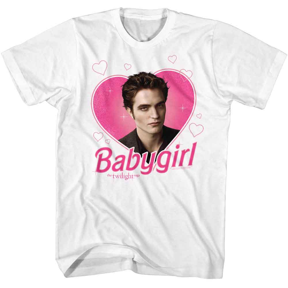 White Twilight t-shirt featuring a Babygirl 2 design