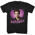 Black Twilight t-shirt featuring a Babygirl Edward Alt Image design