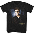 Black Twilight t-shirt featuring an Edward and Forest design