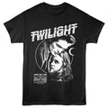 Black Twilight t-shirt featuring an Ed Bella Lion Lamb design