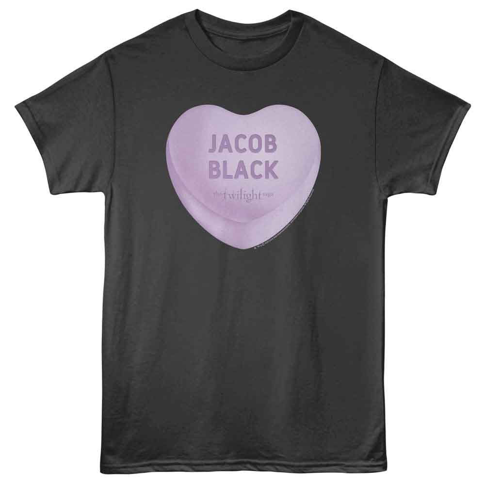 Smoke Gray Twilight t-shirt featuring a Jacob Candy Heart design