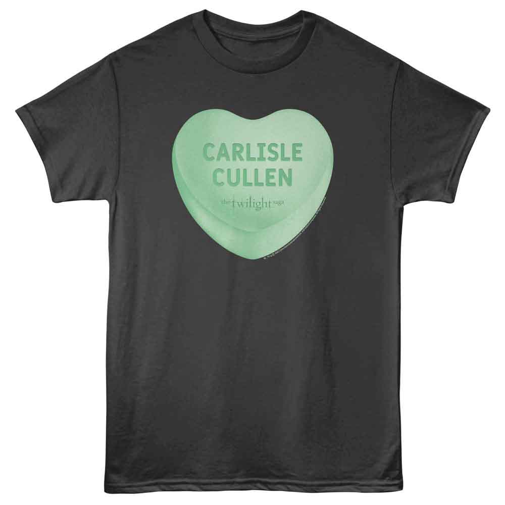 Smoke Gray Twilight t-shirt featuring a Carlisle Candy Heart design