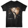 Black Twilight t-shirt featuring a Jacob Forest Hearts design