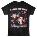 Black Twilight t-shirt featuring a Dangerous design