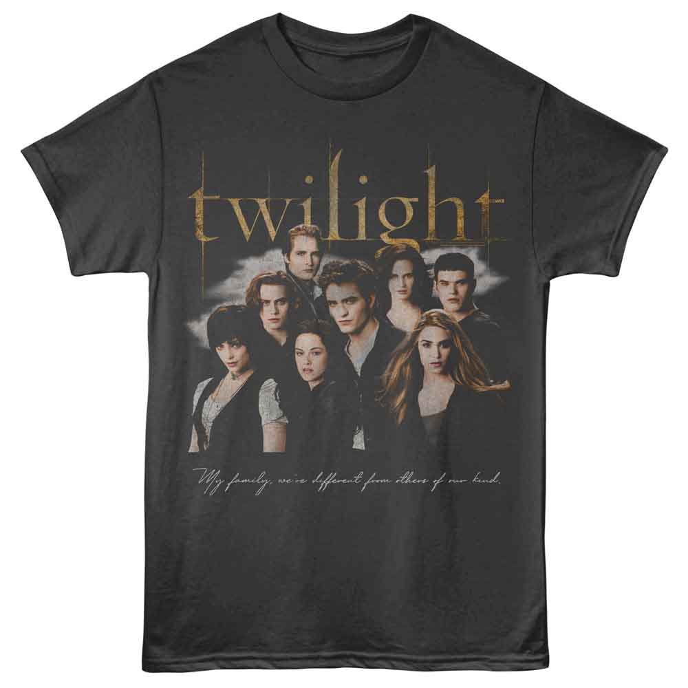 Smoke Gray Twilight t-shirt featuring a Cullen Family design