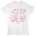 White Twilight t-shirt featuring a Quote and Icons design
