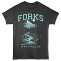 Smoke Gray Twilight t-shirt featuring a Forks WA design