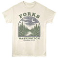 Natural Twilight t-shirt featuring a Forks Arch design