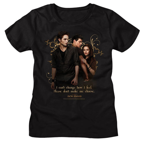 Twilight Ladies T-Shirt - New Moon Poster