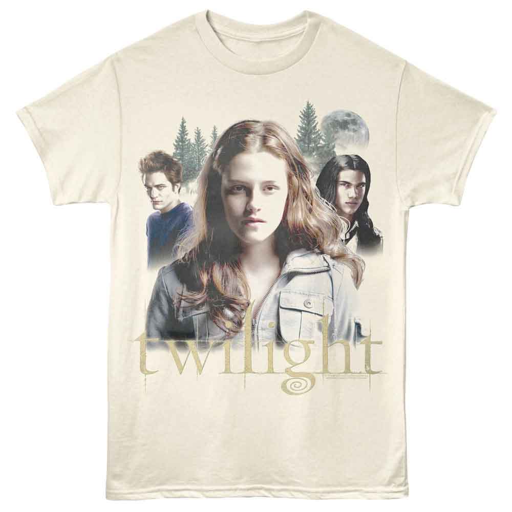 Natural Twilight t-shirt featuring a Bella Edward Jacob design