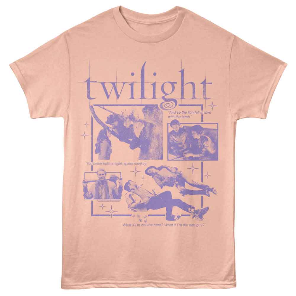 Peach Twilight t-shirt featuring a Scenes design