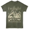 Military Green Twilight t-shirt featuring a Plot design