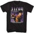Black Twilight t-shirt featuring a Two Images Jacob design