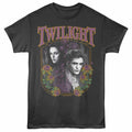 Smoke gray Twilight t-shirt featuring a Floral Couple design