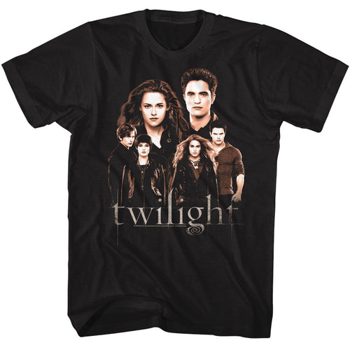 Black Twilight t-shirt featuring a Breaking Dawn Group design