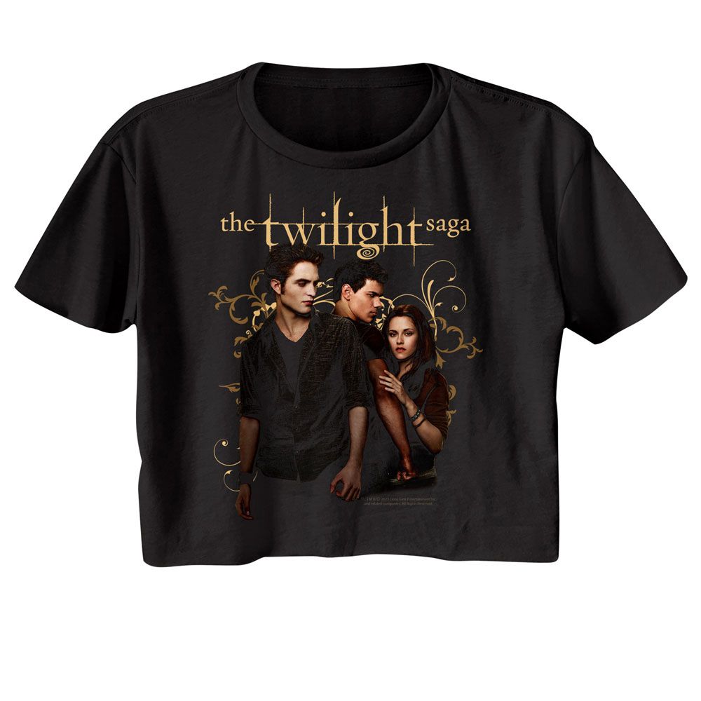Twilight Ladies Crop Top - Edward Jacob Bella
