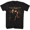 Black Twilight t-shirt featuring an Edward Jacob Bella design